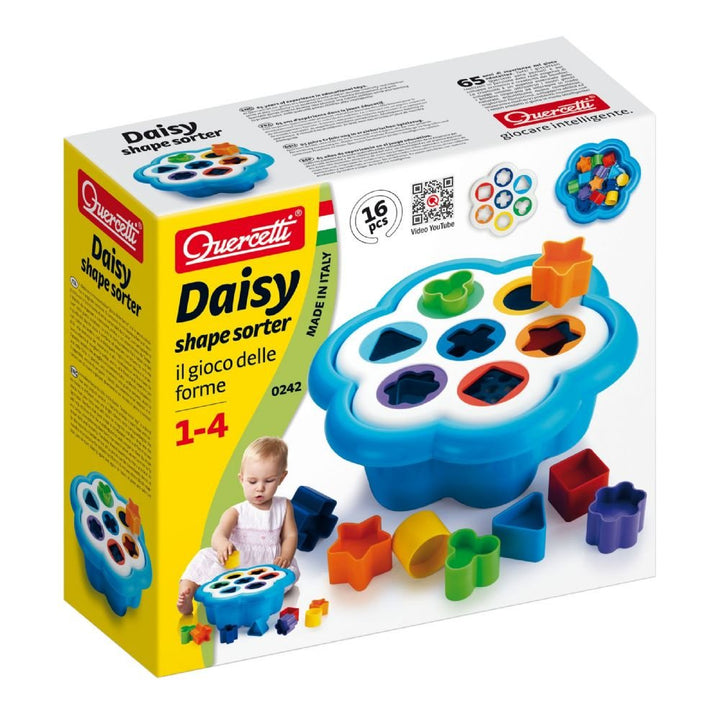 Quercetti Daisy Shape Sorter - 16pc