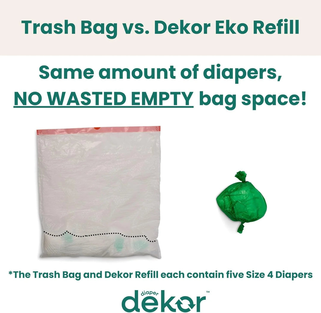 dekor dekor Diaper Dekor Eko Plus Diaper Pail Refill - 2 pack Diaper Liners