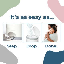 dekor Dekor Mini Hands Free Diaper Pail