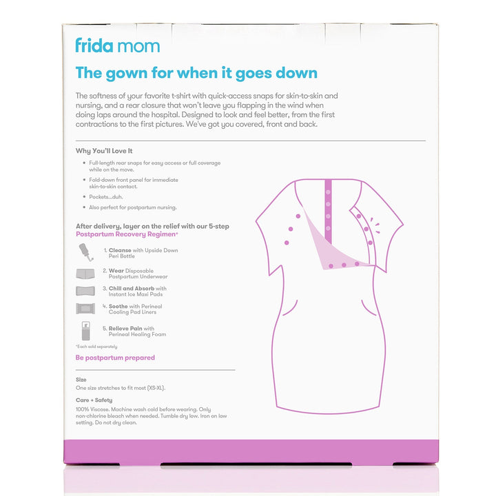 FridaMom Delivery and Nursing Gown