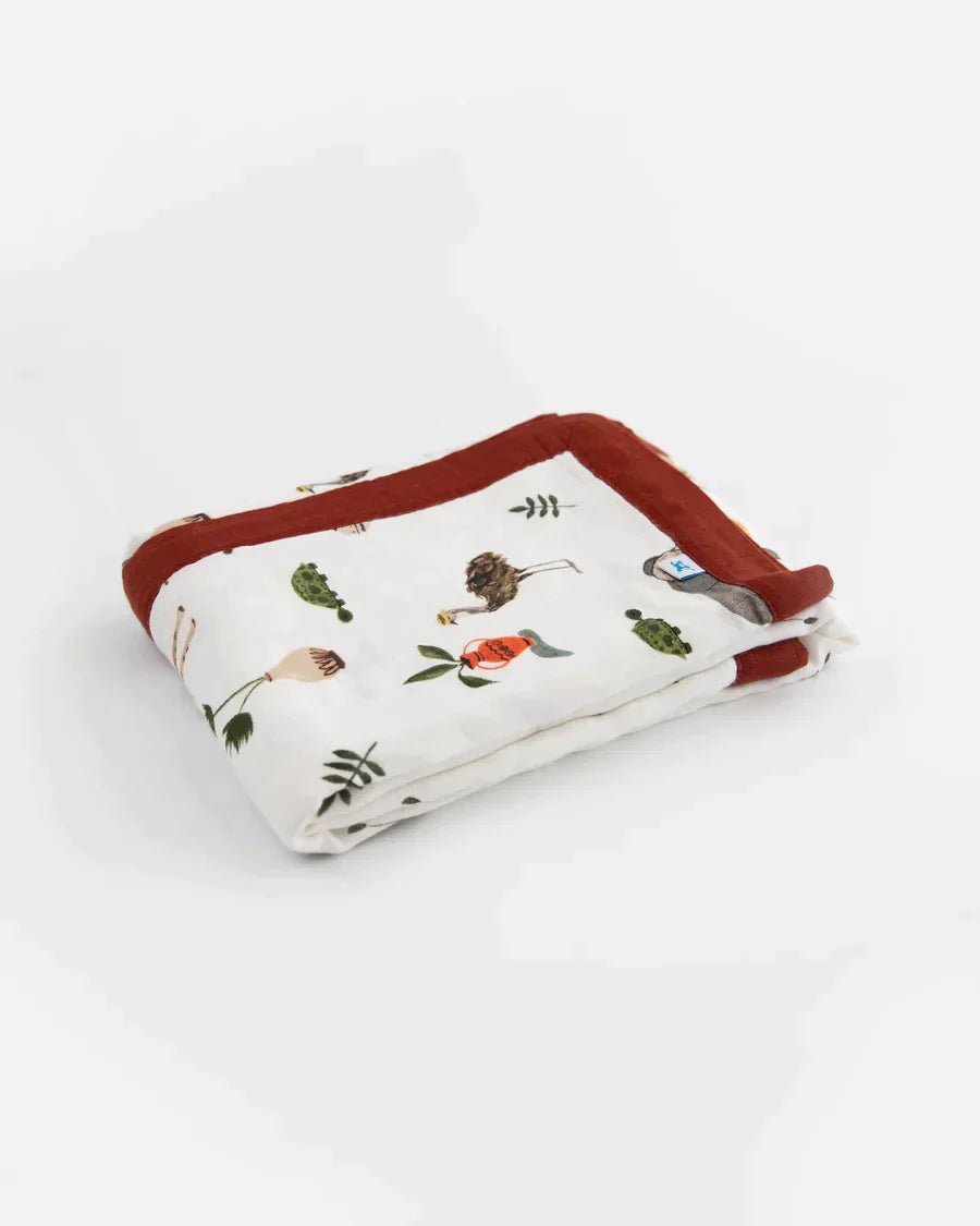 little unicorn Deluxe Muslin Baby Blanket