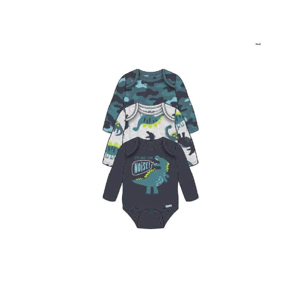 Gerber Childrenswear Dino 3 Pk Set