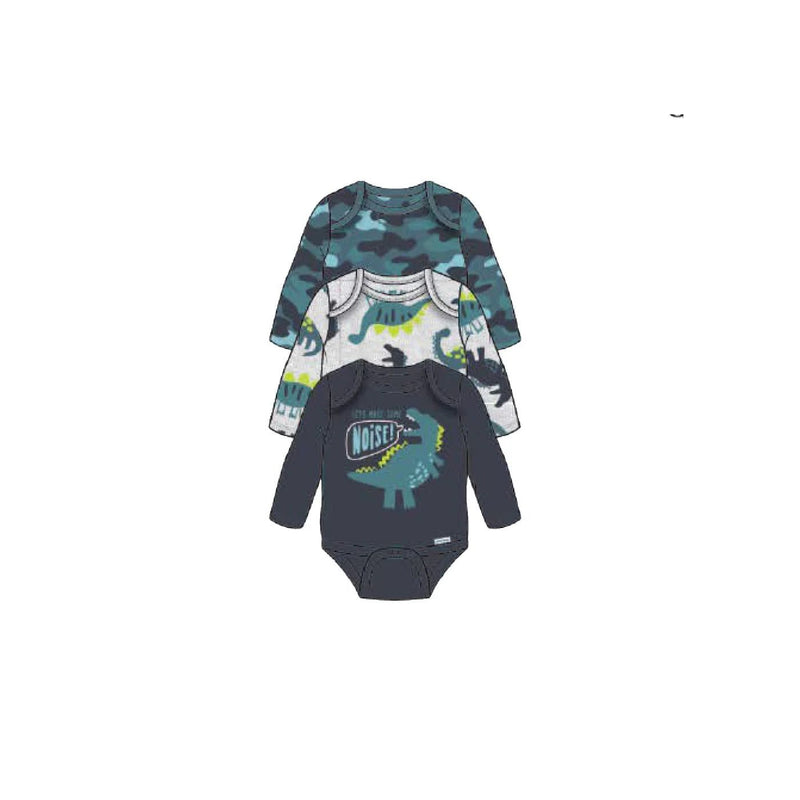 Gerber Childrenswear Dino 3 Pk Set
