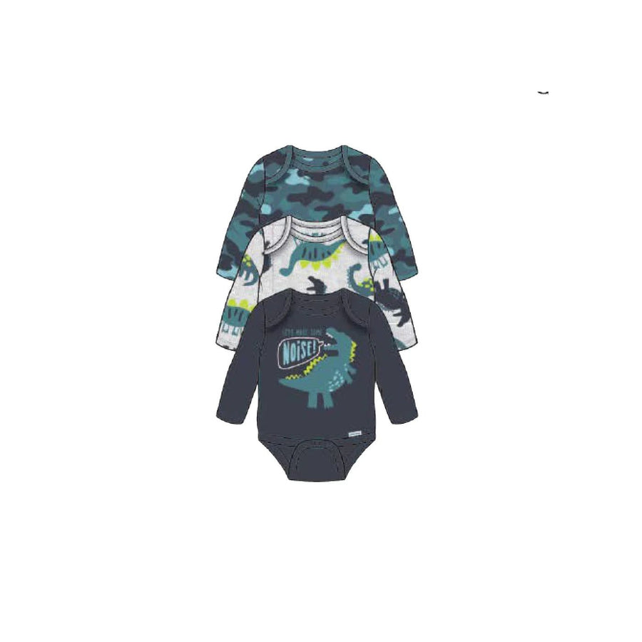 Gerber Childrenswear Dino 3 Pk Set