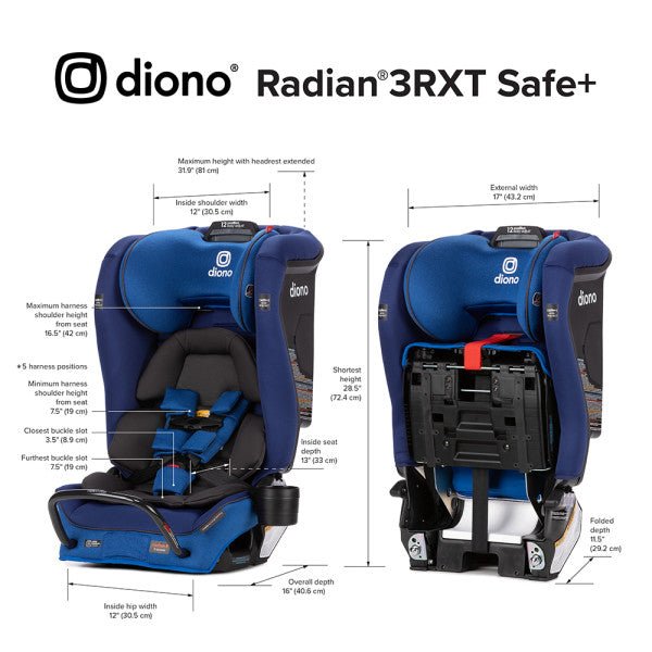 Diono Diono - Radian 3RXT SafePlus All - in - One Convertible Car Seat