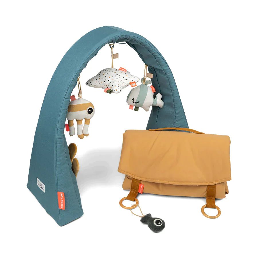Done By Deer Done By Deer Activity Gym with Play Mat Sea Friends Colour Mix Baby Toys & Activity Equipment