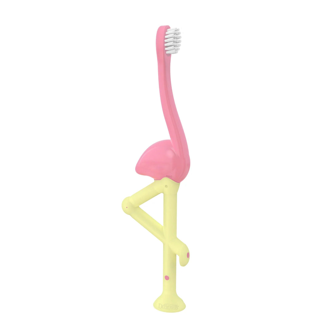 Dr. Brown’s Dr. Brown's Toddler Toothbrush, Flamingo Oral and Nail Care