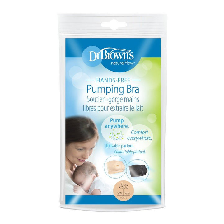Dr. Brown’s Hands Free Pumping Bra Beige
