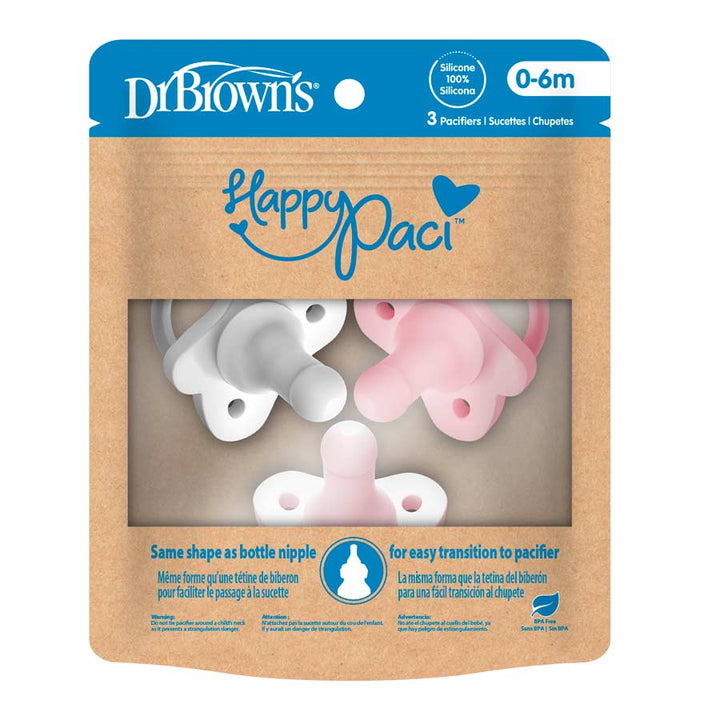 Dr. Brown’s HappyPaci 100% Silicone Pacifier
