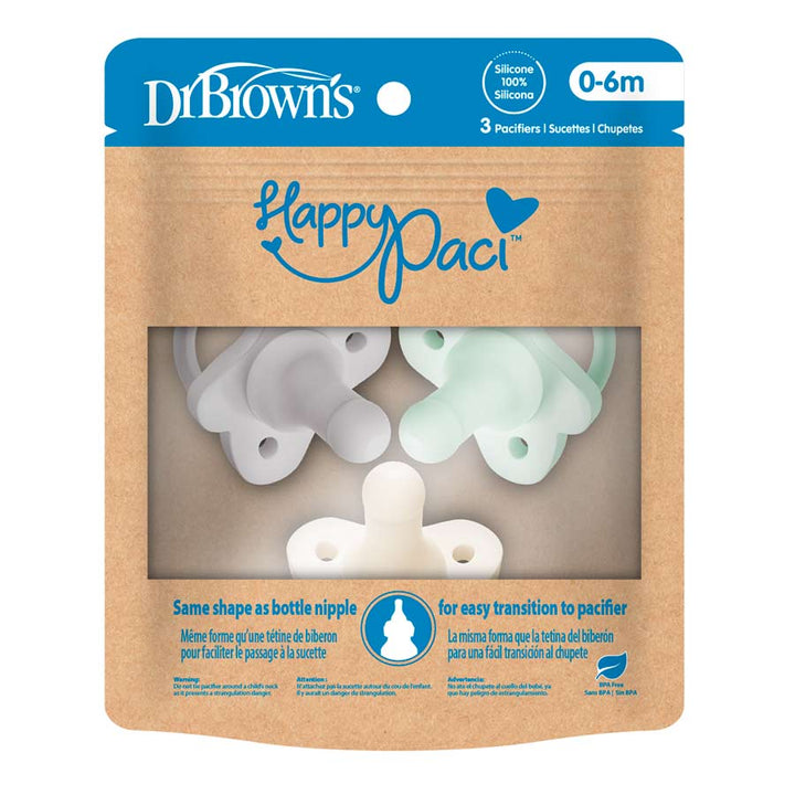 Dr. Brown’s HappyPaci 100% Silicone Pacifier