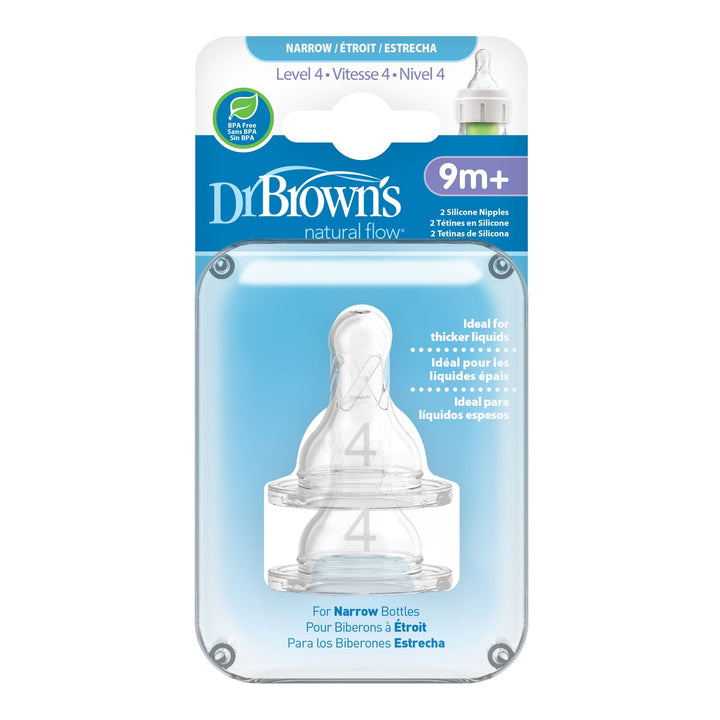 Dr. Brown’s Narrow Bottle Nipples 2pk