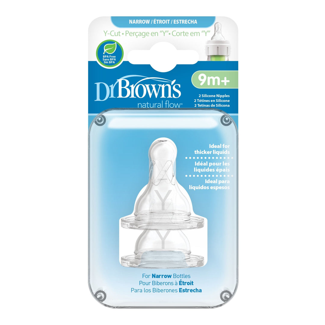 Dr. Brown’s Narrow Bottle Nipples 2pk