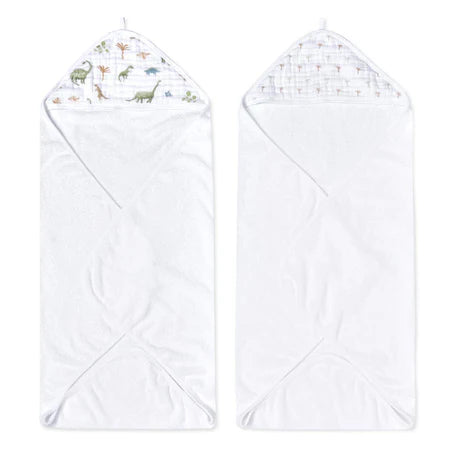 Aden + Anais Essentials Cotton Muslin Hooded Towels 2 Pack