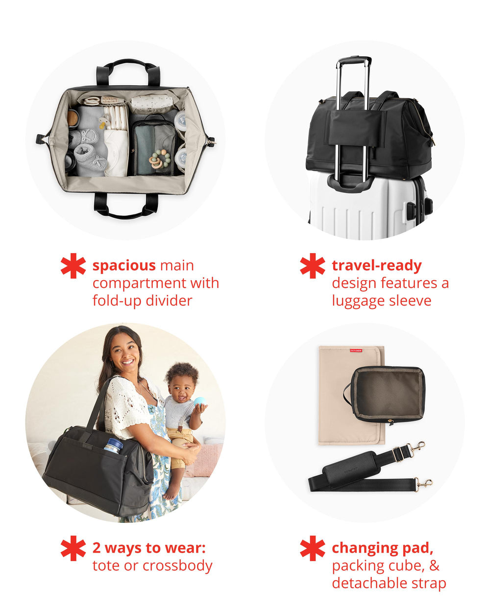 Skip Hop Endless Weekender Diaper Bag