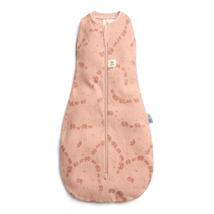 ergoPouch Cocoon Swaddle Sack 0.2 tog Elephants 0 - 3M - Image 1