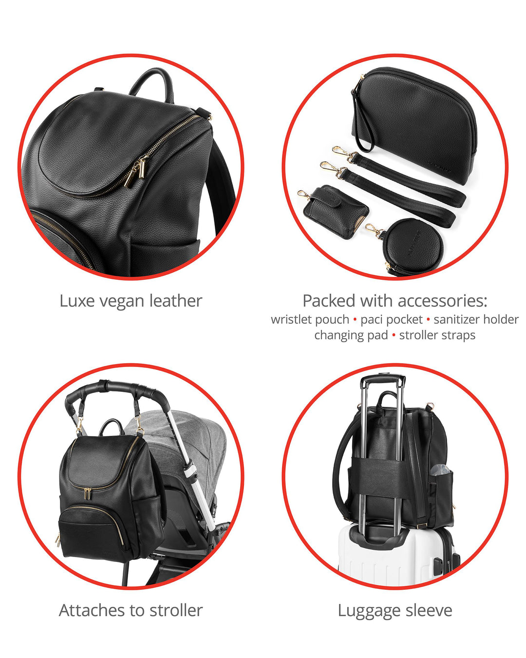 Skip Hop Evermore 6 - In - 1 Diaper Backpack Set