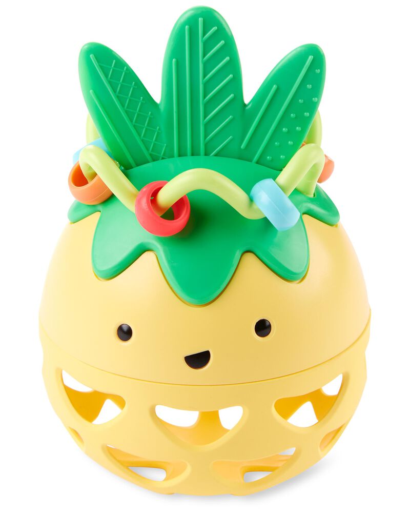 Skip Hop Farmstand Roll - Around Pineapple Rattle Baby Toy