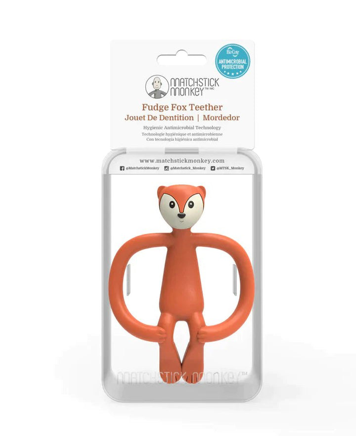 MATCHSTICK MONKEY Fudge Fox Animal Teether