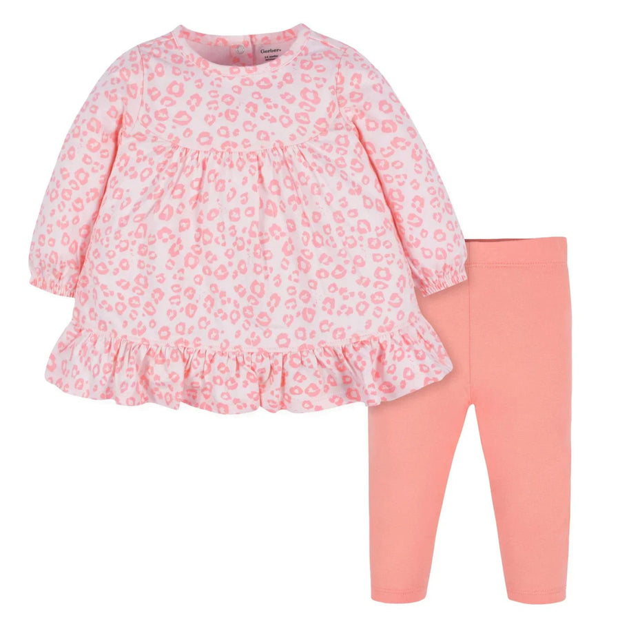 Gerber Childrenswear Gerber Childrenswear Leopard 2 Pc Set Apparel & Accessories
