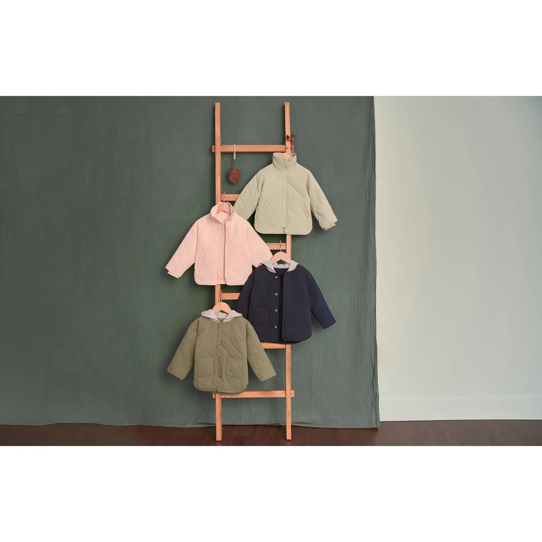 Gerber Childrenswear Green Quilted Hooded Jacket Set
