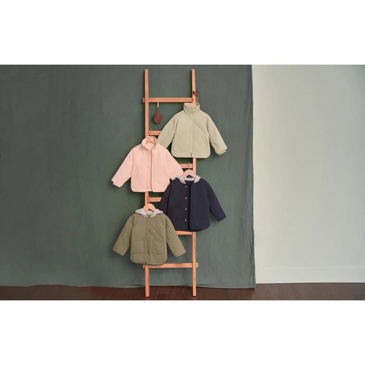 Gerber Childrenswear Green Quilted Hooded Jacket Set