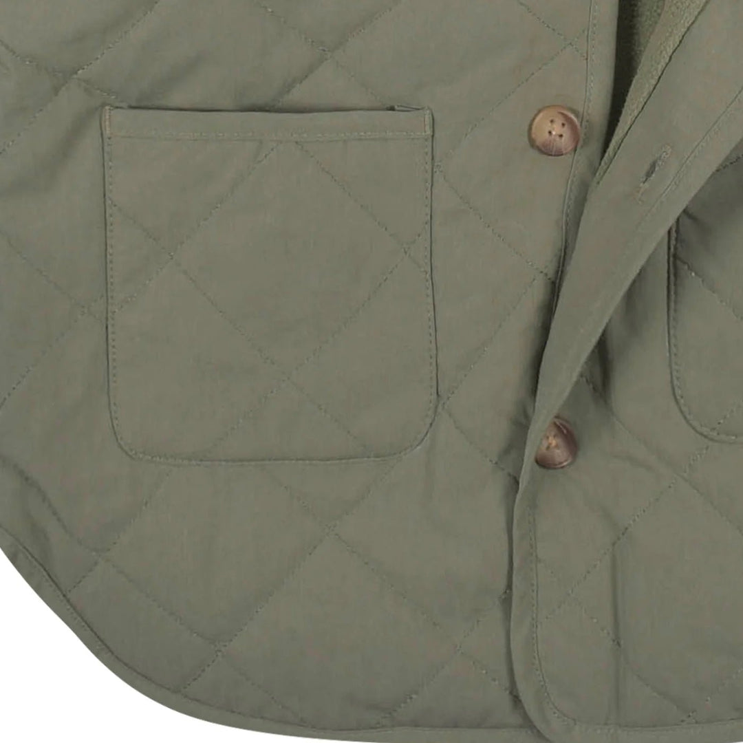 Gerber Childrenswear Green Quilted Hooded Jacket Set