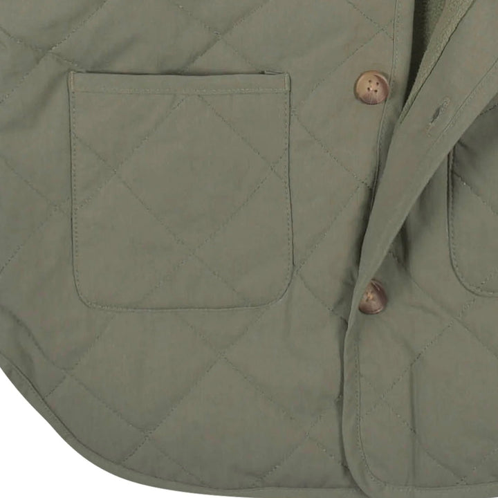 Gerber Childrenswear Green Quilted Hooded Jacket Set