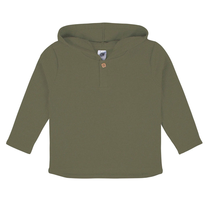 Gerber Childrenswear Green Waffle Knit Hoodie & Jogger 2 Pc Set