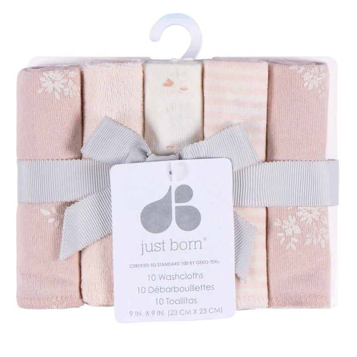 Just Born Just Born 10 - Pack Washcloths