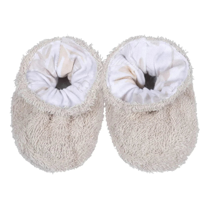 Just Born Just Born Baby Bathrobe & Booties 2 Pc Set 0 - 9M