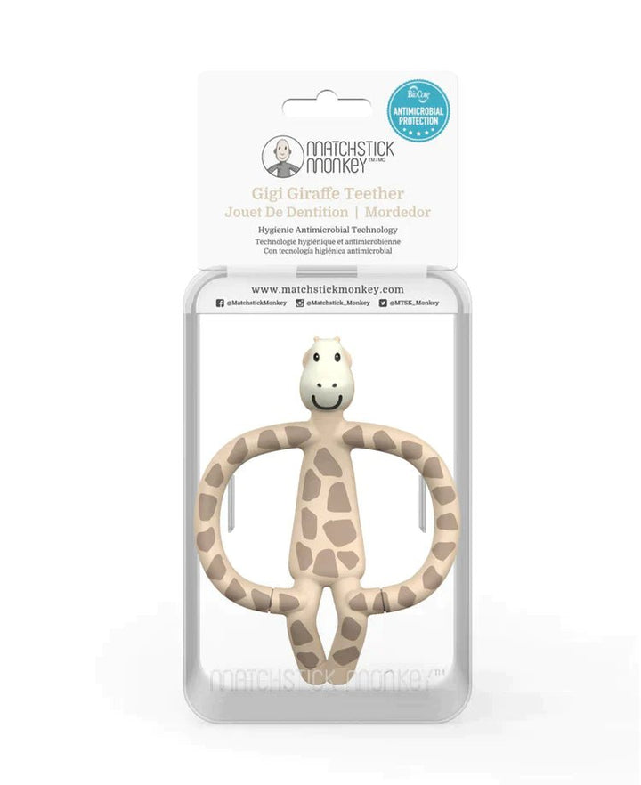 MATCHSTICK MONKEY Gigi Giraffe Animal Teether