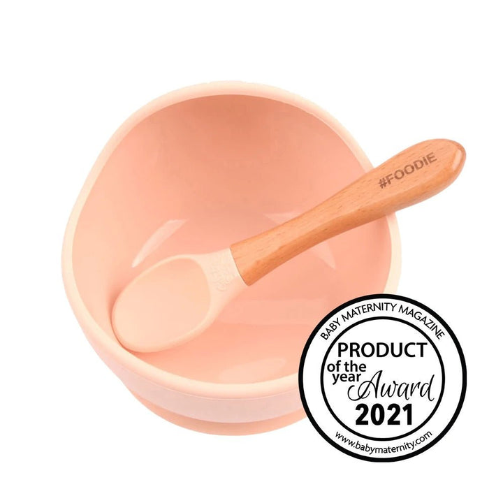 Glitter & Spice Glitter & Spice Silicone Suction Bowl + Spoon
