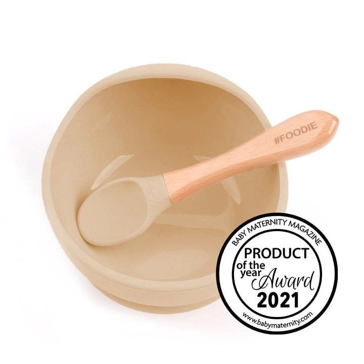 Glitter & Spice Glitter & Spice Silicone Suction Bowl + Spoon