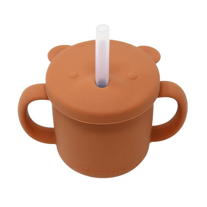 Glitter & Spice Grow With Me Silicone Bear Cup