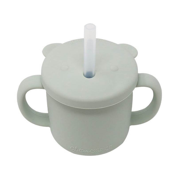 Glitter & Spice Grow With Me Silicone Bear Cup