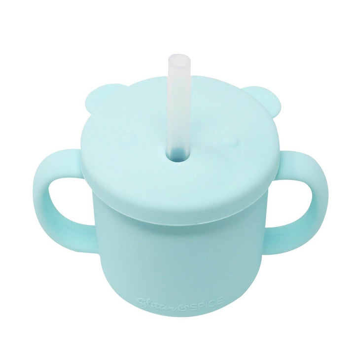 Glitter & Spice Grow With Me Silicone Bear Cup