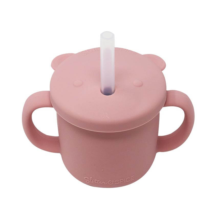 Glitter & Spice Grow With Me Silicone Bear Cup