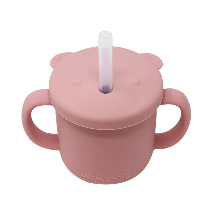 Glitter & Spice Grow With Me Silicone Bear Cup