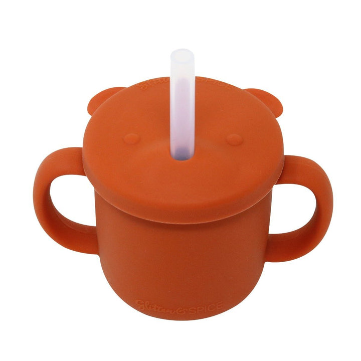 Glitter & Spice Grow With Me Silicone Bear Cup