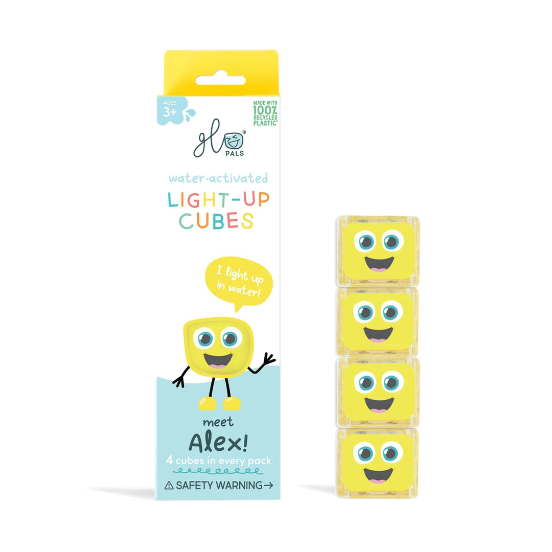 Glo Pals Glo Pals Light Up Cubes 4 PK Sensory Toys