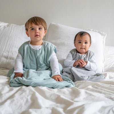 Children wearing HALO Sleepsack Wearable Blanket Super Soft Bamboo 1.5 TOG