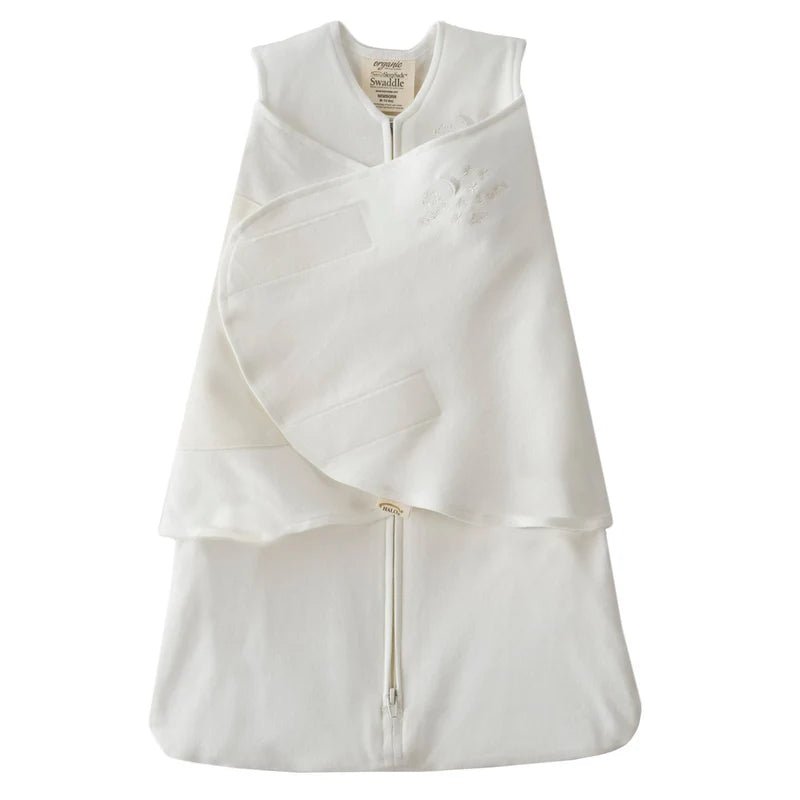 SleepSack Swaddle 100% Organic Cotton Cream 0-3M 1.5 Tog 100% Organic Cotton Sleepsack Swaddle (1.5 TOG) - Image 1