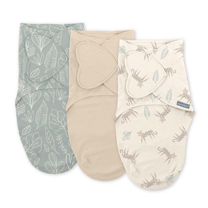 InGenuity Ingenuity 3 pack Monogram Collection Swaddle - Stage 1