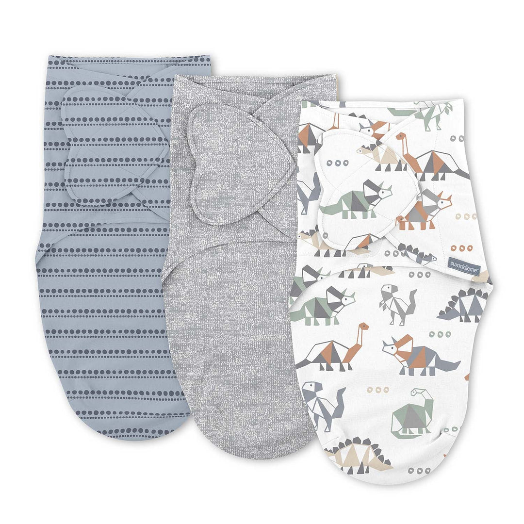 InGenuity Ingenuity 3 pack Monogram Collection Swaddle - Stage 1