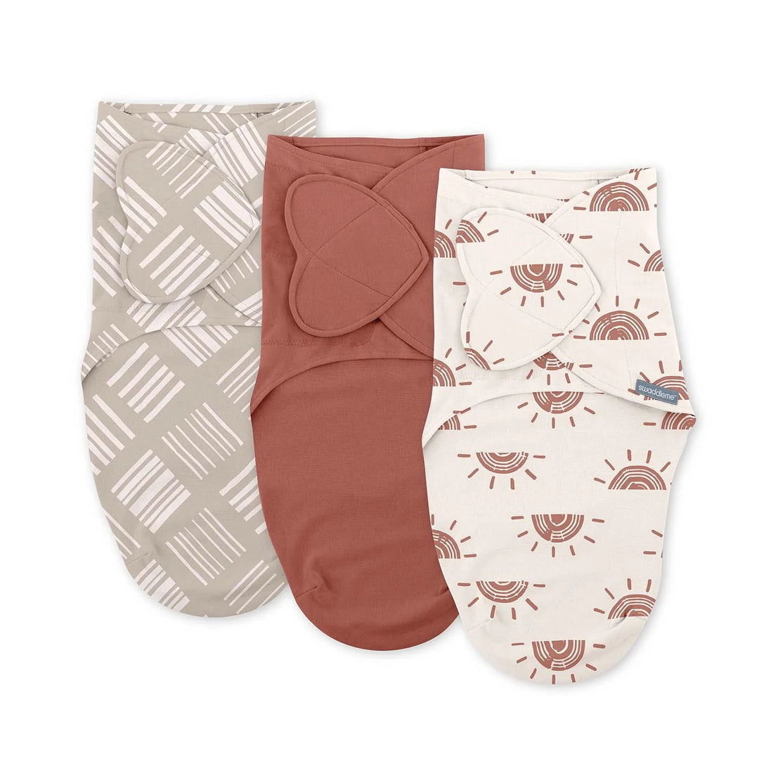 InGenuity Ingenuity 3 pack Monogram Collection Swaddle - Stage 1