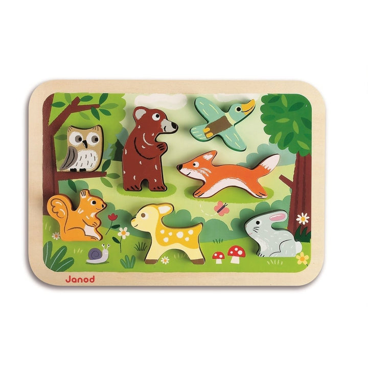 Janod Janod - Chunky Puzzle 7 pc puzzles