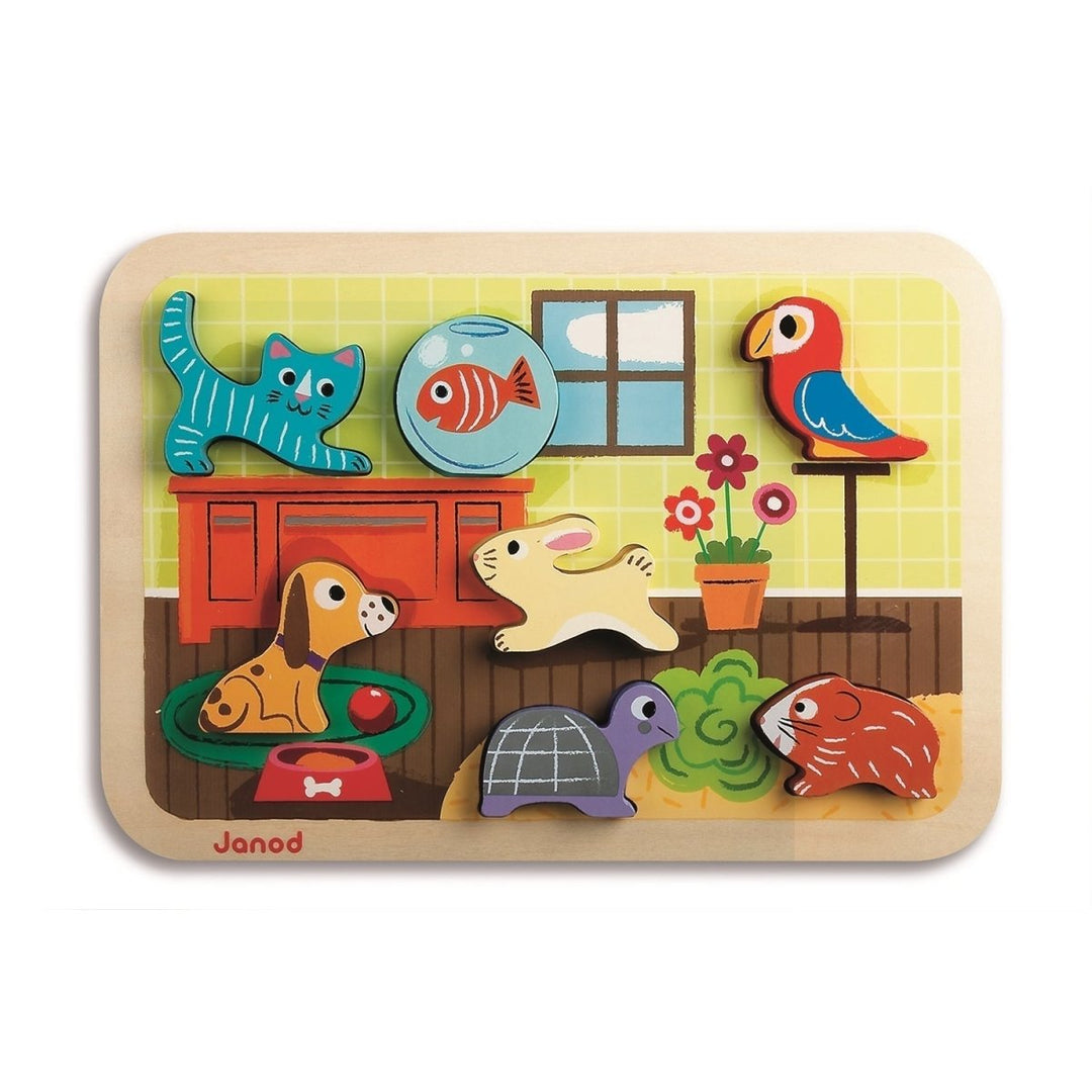 Janod Janod - Chunky Puzzle 7 pc puzzles
