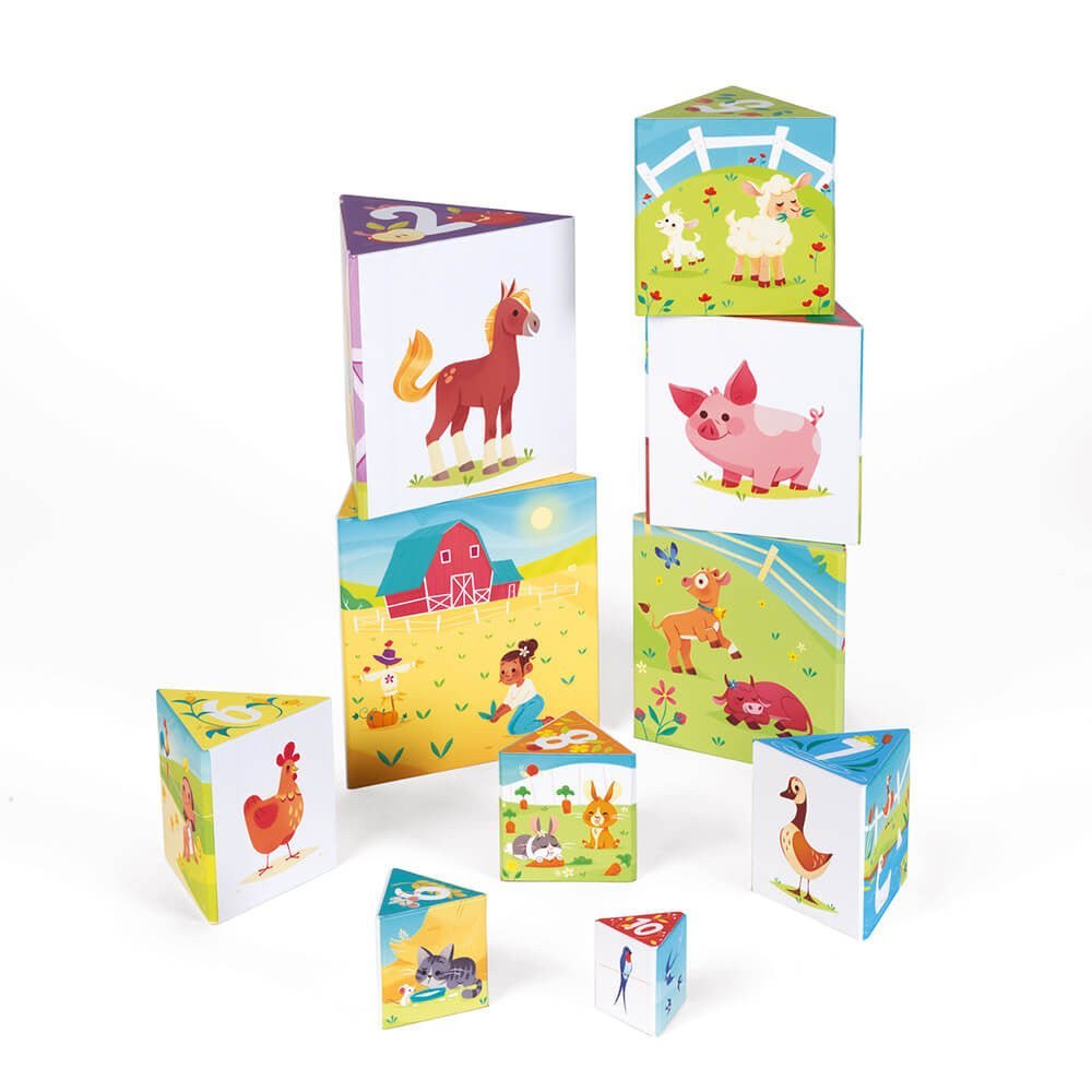 Janod Janod - Life At The Farm Triangle Pyramid