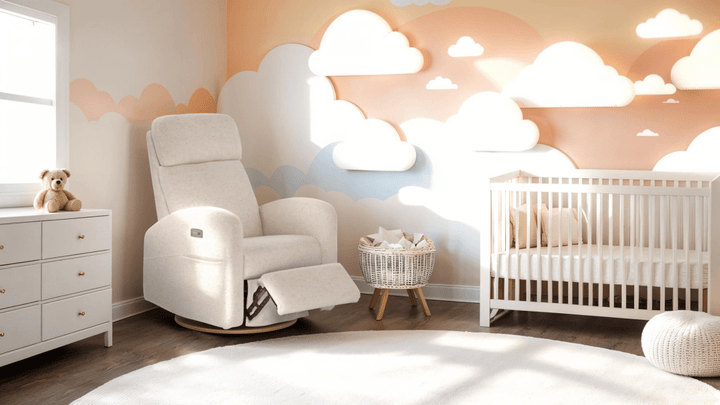 Jaymar BB Jaymar Hailey Motorized Reclining Glider Nursery gliders