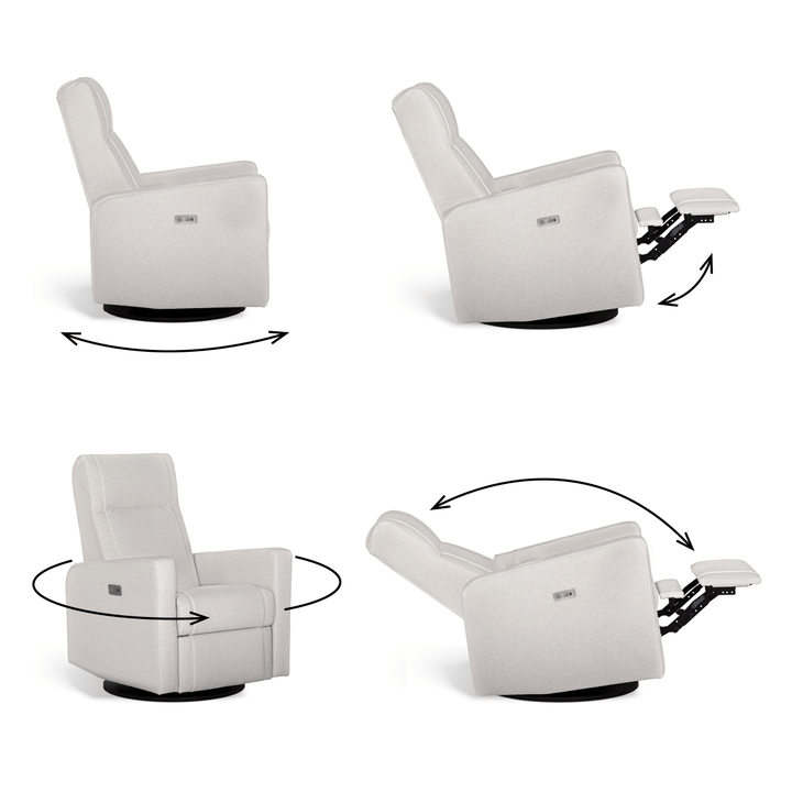 Jaymar BB Jaymar Nelly Motorized Reclining Glider Nursery gliders